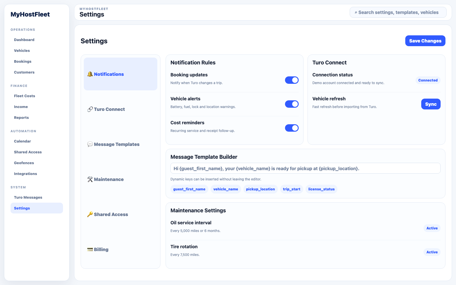 Guided setup wizard screenshot